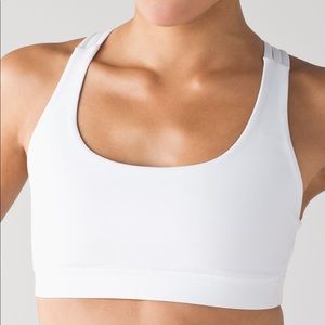 Lululemon White Energy Bra